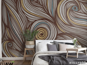 AURORA - Washable nonwoven wallpaper _ WALLYART