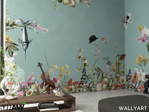 MADNESS - Wallpaper with floral pattern _ WALLYART