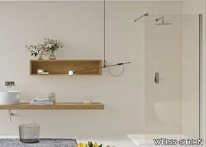 FREE - Glass and aluminium Walk in shower _ WEISS-STERN