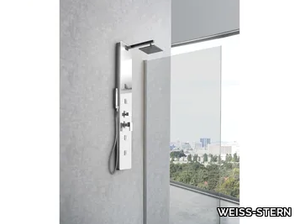 DIAMANTE - Wall-mounted shower panel with hand shower _ WEISS-STERN