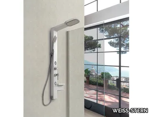 GIADA - Wall-mounted shower panel with hand shower _ WEISS-STERN