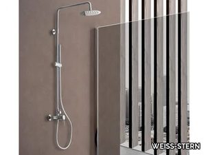 RIO - Wall-mounted shower panel with hand shower _ WEISS-STERN