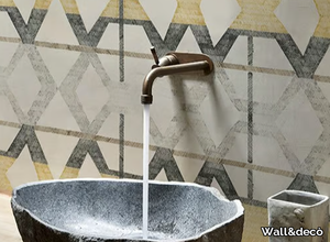 TUNING - Geometric waterproof washable wallpaper _ Wall&decò