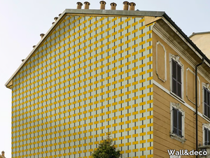 BETWEEN THE LINES - MILANO - Outdoor glass-fibre wallpaper _ Wall&decò