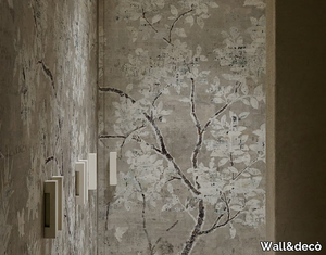 DAPHNE - Vinyl wallpaper with floral pattern _ Wall&decò