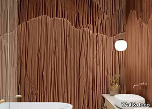 STELI - Glass-fibre bathroom wallpaper _ Wall&decò