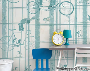 BICYCLES - For all ages wallpaper, PVC free, eco, washable _ WallPepper®/Group