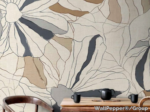 BLOWING IN THE WIND - Tropical wallpaper, eco-friendly, PVC free and washable _ WallPepper®/Group