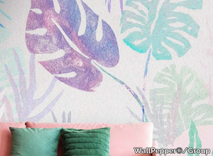 TROPICAL PEARL - Tropical wallpaper, eco-friendly, PVC free and washable _ WallPepper®/Group