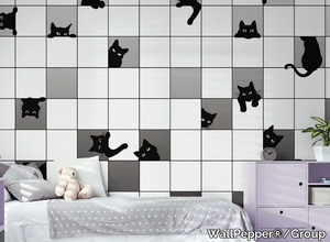 MEOW - PVC free, eco-friendly, washable wallpaper _ WallPepper®/Group