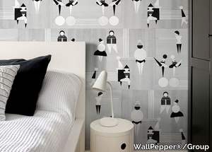 DAS BALLET - Geometric wallpaper, PVC free, eco-friendly, washable _ WallPepper®/Group