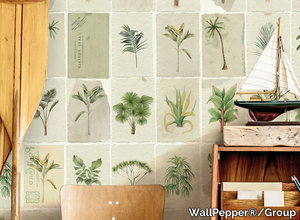 POSTCARDS FROM THE TROPICS - Natural mood wallpaper, ecofriendly _ WallPepper®/Group