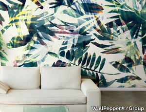 SUNNY AFTERNOON - Tropical wallpaper, eco-friendly, PVC free and washable _ WallPepper®/Group