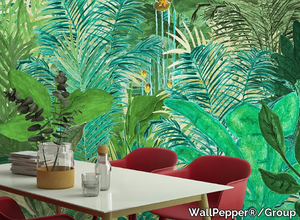 WELCOME TO THE JUNGLE - Tropical wallpaper, PVC free, eco, washable _ WallPepper®/Group