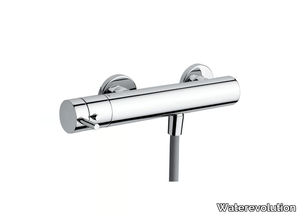 FLOW T1.40T - Chromed brass shower tap _ Waterevolution