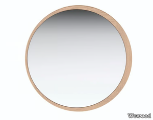 LUNA - Round wall-mounted framed mirror _ Wewood