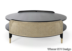 DETOUR - Round beech coffee table _ Wiener GTV Design