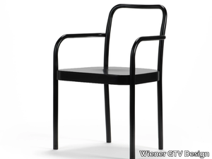 SUGILOO - Bent wood chair with armrests _ Wiener GTV Design