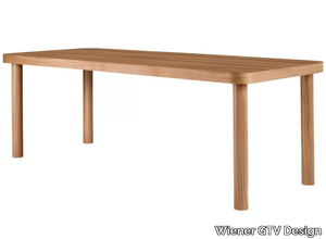 SÄULE - Rectangular ash table _ Wiener GTV Design