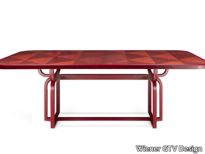 CARYLLON - Rectangular wooden dining table _ Wiener GTV Design