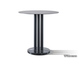 BATON - Round metal table _ Wittmann