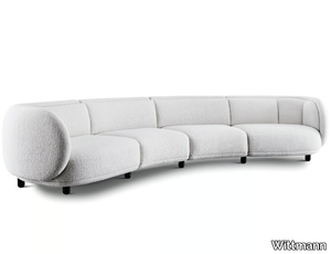 VUELTA - Curved 4 seater fabric sofa _ Wittmann