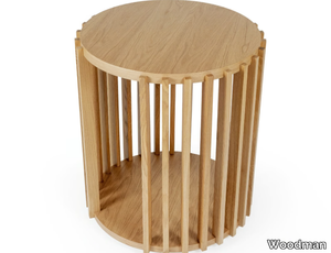 DRUM - Round wooden coffee table for living room _ Woodman