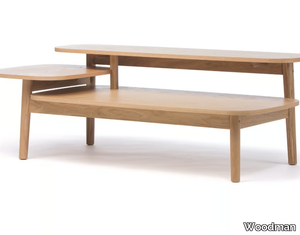 EICHBERG - Rectangular wood veneer coffee table _ Woodman