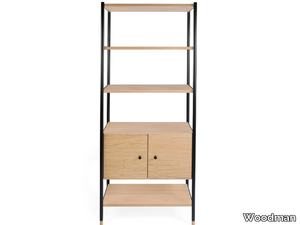 JUGEND - Open freestanding wood veneer bookcase _ Woodman