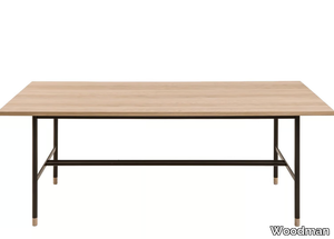 JUGEND - Extending wood veneer dining table _ Woodman