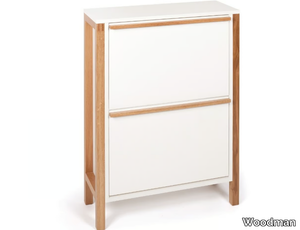 NORTHGATE - Melamine-faced chipboard shoe cabinet _ Woodman