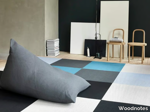 SQUAREPLAY - Rectangular paper yarn rug _ Woodnotes