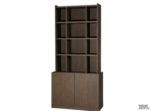 DUBLIN - Freestanding wooden bookcase with drawers _ XVL
