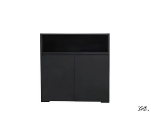 FLAVIA - Wooden highboard with doors _ XVL