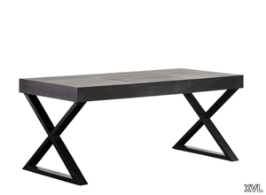 MALTE - Rectangular wooden writing desk with drawers _ XVL