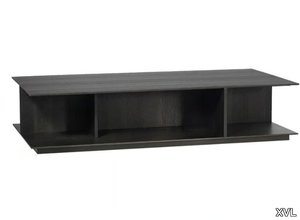 RIVA - Low rectangular wooden coffee table _ XVL