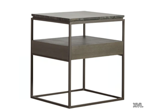 AMBRE - Rectangular marble bedside table _ XVL