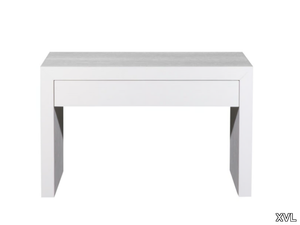 EOLE - Rectangular wooden bedside table with drawers _ XVL