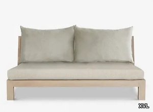 MALIBU - 2 seater teak garden sofa _ XVL