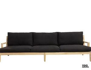 AUSTIN - 3 seater upholstered teak garden sofa _ XVL
