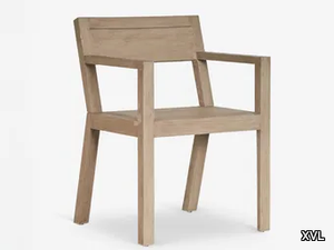 MALIBU - Teak garden chair with armrests _ XVL
