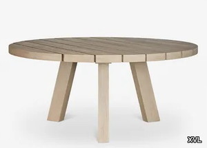 MALIBU - Round teak dining table _ XVL
