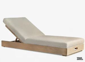 MALIBU - Recliner teak sun lounger _ XVL