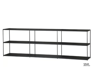 IVY - Freestanding bookcase with wooden and metal shelves _ XVL