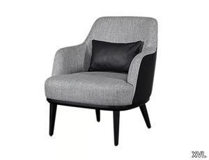 MOOD - Fabric armchair with armrests _ XVL