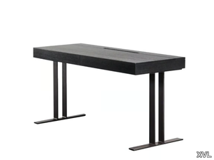 VARDA - Rectangular wooden writing desk with drawers _ XVL