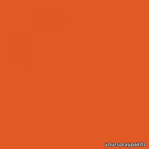 RAL 2009 Traffic Orange Aerosol Spray Paint 1K/2K 400ml