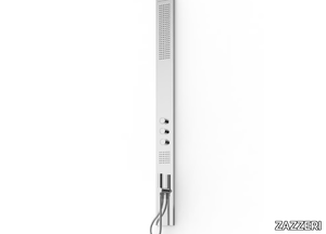 OBLIQUA - Thermostatic stainless steel shower panel _ ZAZZERI