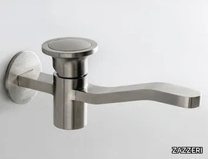 JK21 - Wall-mounted stainless steel washbasin tap _ ZAZZERI