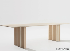 CURTAIN - Solid wood dining table _ ZEITRAUM